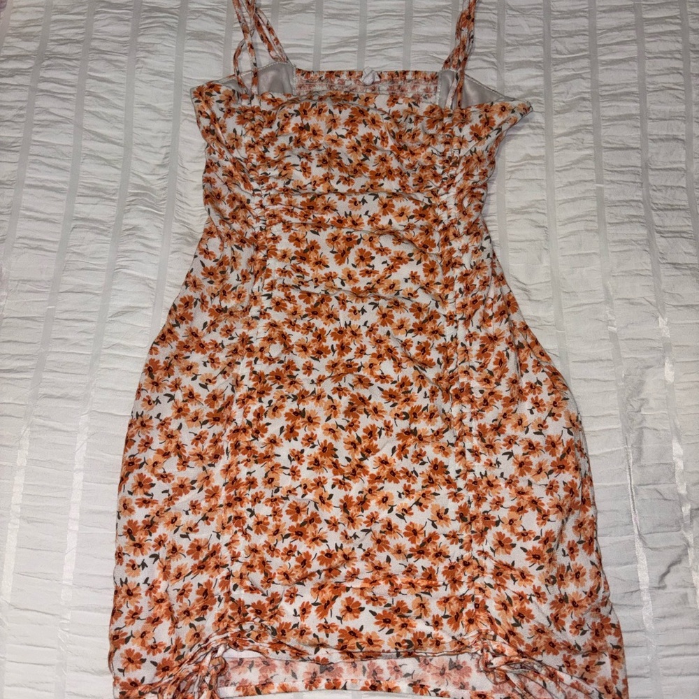 garage floral mini dress